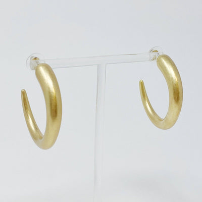 So Smooth Daily Hoop Earrings: Silver  Ellison+Young  Paper Skyscraper Gift Shop Charlotte