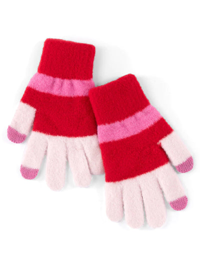 HOLIS TOUCHSCREEN GLOVES | RED Accessories + Apparel Shiraleah  Paper Skyscraper Gift Shop Charlotte