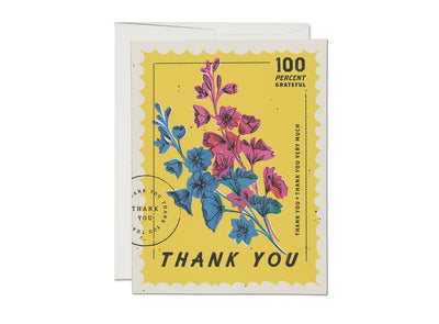 100 Percent thank you greeting card: Boxed Sets Cards Red Cap Cards  Paper Skyscraper Gift Shop Charlotte