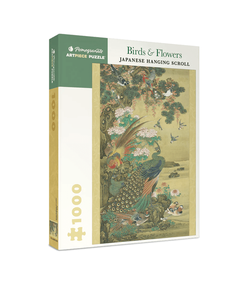 1000 Piece Jigsaw Puzzle | Birds & Flowers Japanese Hanging Scroll Jigsaw Puzzles Pomegranate  Paper Skyscraper Gift Shop Charlotte