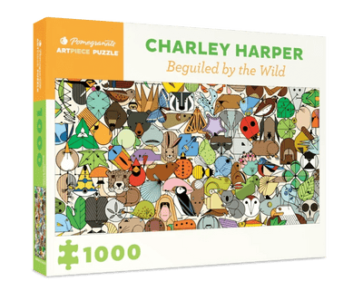 1000 Piece Jigsaw Puzzle | Charley Harper: Beguiled by the Wild Jigsaw Puzzles Pomegranate  Paper Skyscraper Gift Shop Charlotte