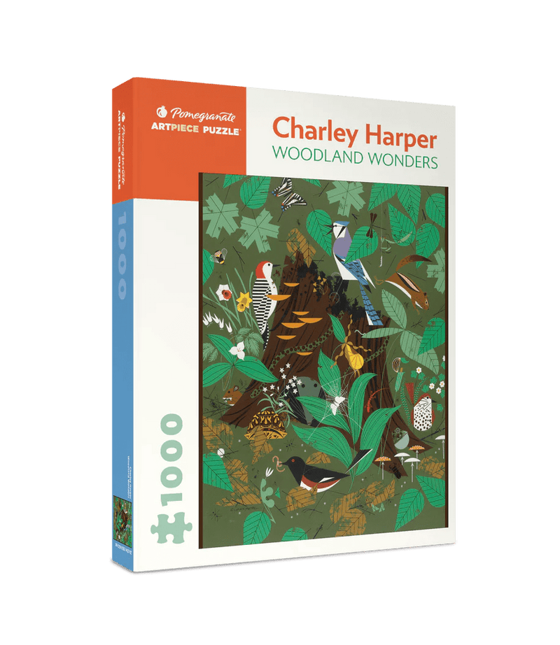 1000 Piece Jigsaw Puzzle | Charley Harper: Woodland Wonders Jigsaw Puzzles Pomegranate  Paper Skyscraper Gift Shop Charlotte