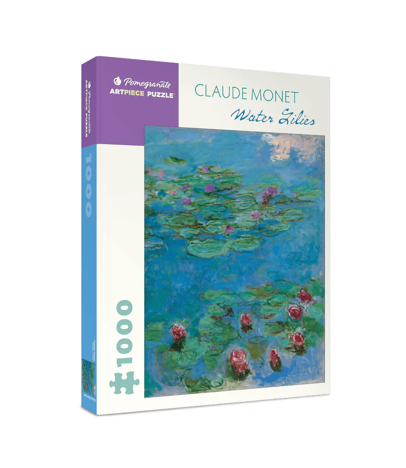 1000 Piece Jigsaw Puzzle | Claude Monet Water Lillies Jigsaw Puzzles Pomegranate  Paper Skyscraper Gift Shop Charlotte