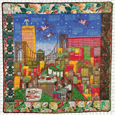 1000 Piece Jigsaw Puzzle | Faith Ringgold Tar Beach II Puzzles Pomegranate  Paper Skyscraper Gift Shop Charlotte