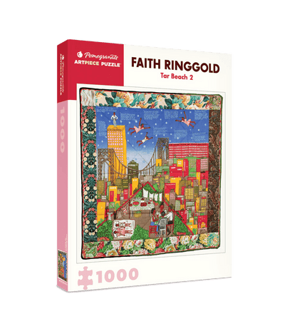 1000 Piece Jigsaw Puzzle | Faith Ringgold Tar Beach II Puzzles Pomegranate  Paper Skyscraper Gift Shop Charlotte