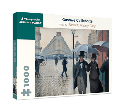 1000 Piece Jigsaw Puzzle | Gustave Caillebotte Paris Street Rainy Day Puzzles Pomegranate  Paper Skyscraper Gift Shop Charlotte