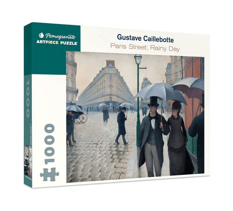 1000 Piece Jigsaw Puzzle | Gustave Caillebotte Paris Street Rainy Day Puzzles Pomegranate  Paper Skyscraper Gift Shop Charlotte