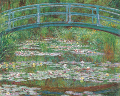 1000 Piece Jigsaw Puzzle | Monet Garden Bridge jigsaw puzzles Pomegranate  Paper Skyscraper Gift Shop Charlotte