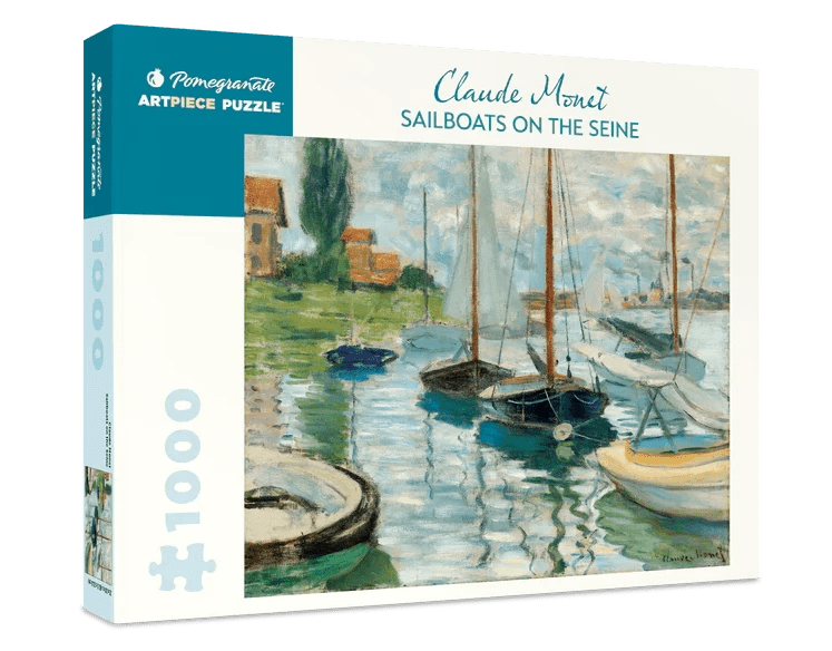 1000 Piece Jigsaw Puzzle | Monet: Sailboats jigsaw puzzles Pomegranate  Paper Skyscraper Gift Shop Charlotte