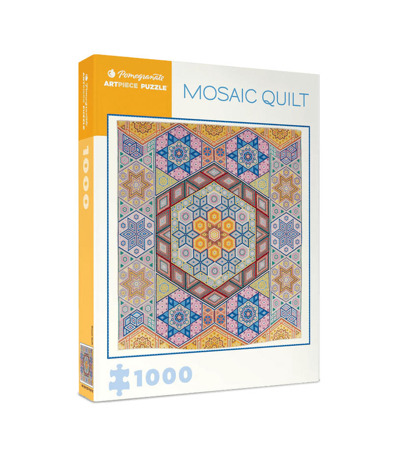 1000 Piece Jigsaw Puzzle | Mosaic Quilt Puzzles Pomegranate  Paper Skyscraper Gift Shop Charlotte