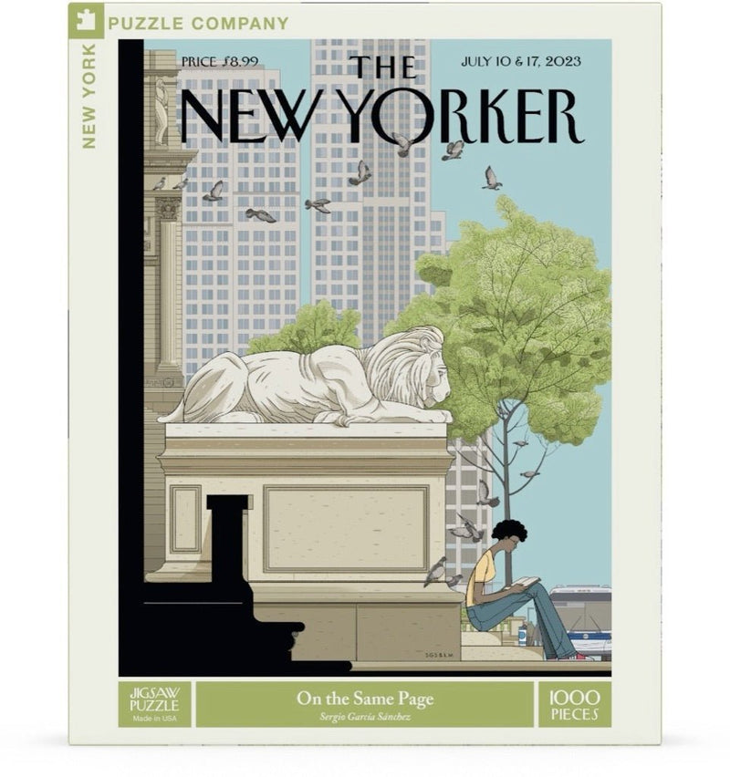 1000 Piece Jigsaw Puzzle | On the Same Page Jigsaw Puzzles New York Puzzle Company  Paper Skyscraper Gift Shop Charlotte