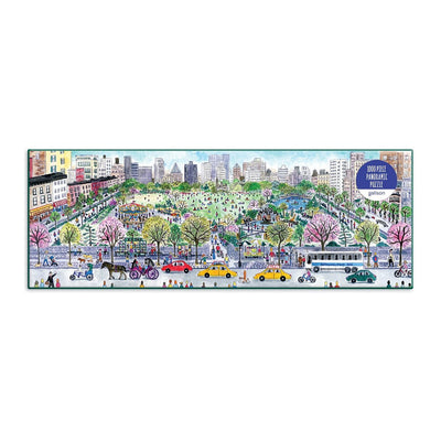 1000 Piece Jigsaw Puzzle | Pano Michael Storrings Cityscape BOOK Chronicle  Paper Skyscraper Gift Shop Charlotte