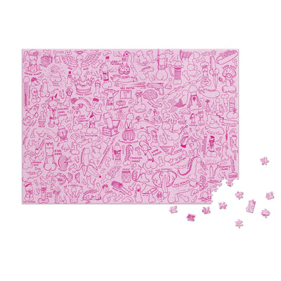 1000 Piece Jigsaw Puzzle | Penis Puzzles Bubblegum Stuff  Paper Skyscraper Gift Shop Charlotte