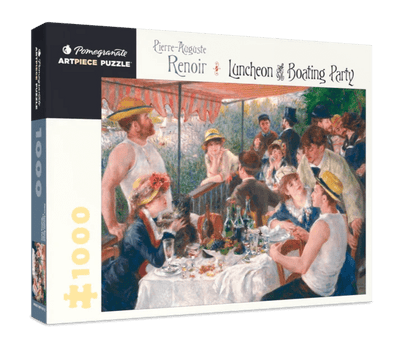 1000 Piece Jigsaw Puzzle | Pierre-Auguste Renoir Luncheon of the Boating Party Puzzles Pomegranate  Paper Skyscraper Gift Shop Charlotte