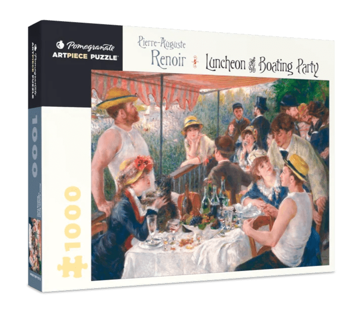 1000 Piece Jigsaw Puzzle | Pierre-Auguste Renoir Luncheon of the Boating Party Puzzles Pomegranate  Paper Skyscraper Gift Shop Charlotte