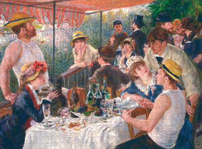 1000 Piece Jigsaw Puzzle | Pierre-Auguste Renoir Luncheon of the Boating Party Puzzles Pomegranate  Paper Skyscraper Gift Shop Charlotte