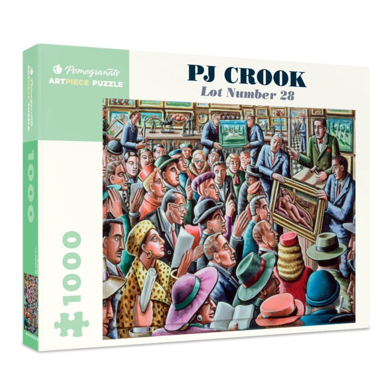 1000 Piece Jigsaw Puzzle | PJ Crook: Lot Number 28 Puzzles Pomegranate  Paper Skyscraper Gift Shop Charlotte