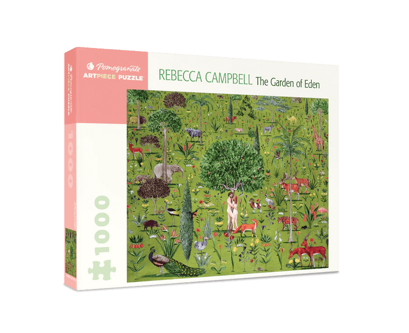 1000 Piece Jigsaw Puzzle | Rebecca Campbell The Garden of Eden Puzzles Pomegranate  Paper Skyscraper Gift Shop Charlotte