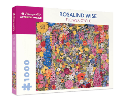 1000 Piece Jigsaw Puzzle | Roslalind Wise: Flower Cycle Jigsaw Puzzles Pomegranate  Paper Skyscraper Gift Shop Charlotte