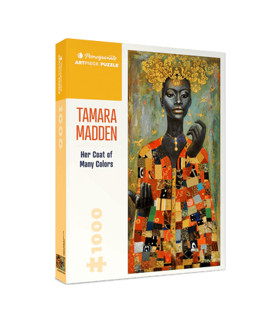 1000 Piece Jigsaw Puzzle | Tamara Madden: Her Coat of Many Colors | 1000 Piece Puzzle Puzzles Pomegranate  Paper Skyscraper Gift Shop Charlotte