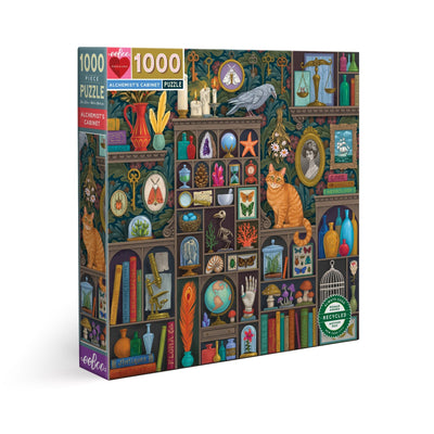 1000 Piece Puzzle | Alchemist's Cabinent Jigsaw Puzzles Eeboo  Paper Skyscraper Gift Shop Charlotte