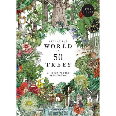 1000 Piece Puzzle | Around the World in 50 Trees Fun Chronicle  Paper Skyscraper Gift Shop Charlotte