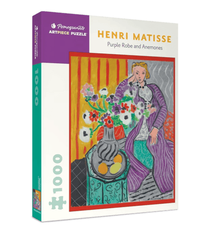 1000 Piece Puzzle | Henri Matisse: Purple Robe and Anemones Puzzles Pomegranate  Paper Skyscraper Gift Shop Charlotte