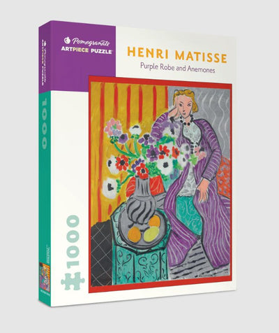 1000 Piece Puzzle | Henri Matisse: Purple Robe and Anemones Puzzles Pomegranate  Paper Skyscraper Gift Shop Charlotte