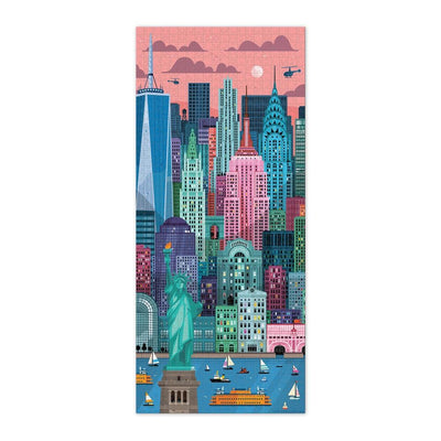 1000 Piece Puzzle | New York City Jigsaw Puzzles Fred & Friends  Paper Skyscraper Gift Shop Charlotte