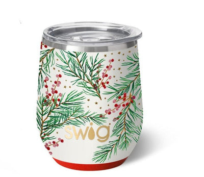 12 Oz | Winterberry Stemless Wine Cup Drinkware Swig  Paper Skyscraper Gift Shop Charlotte