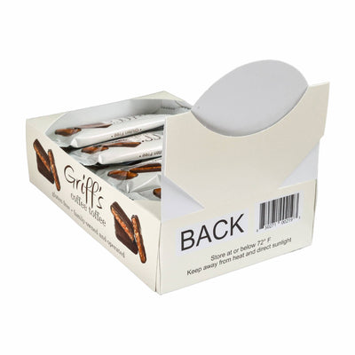 Griff's Coffee Toffee - 1oz Dark Chocolate Toffee Chapel Hill Toffee Paper Skyscraper Gift Shop Charlotte