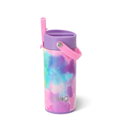 (12oz) | Cloud Nine Flip + Sip Slim Tumbler Drinkware Swig  Paper Skyscraper Gift Shop Charlotte