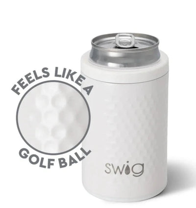 12oz Golf Can + Bottle Cooler Drinkware Swig  Paper Skyscraper Gift Shop Charlotte