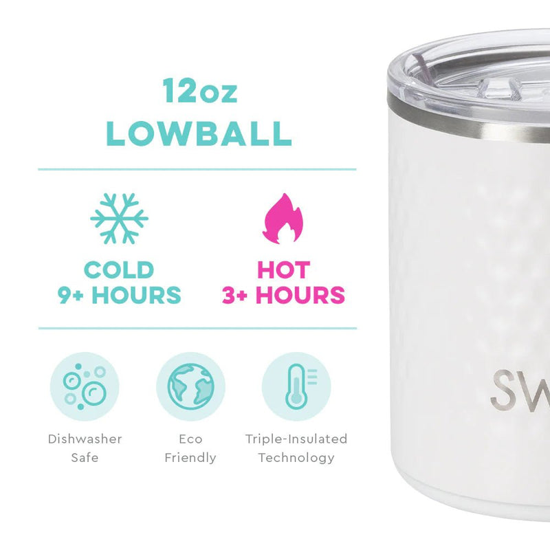 12oz Lowball Tumbler | Golf Partee Drinkware Swig  Paper Skyscraper Gift Shop Charlotte