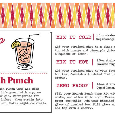 16 oz Brunch Punch | Mason Jar Camp Craft Cocktail Barware Camp Craft Cocktails  Paper Skyscraper Gift Shop Charlotte