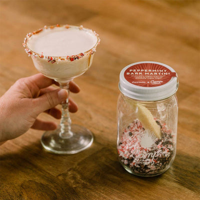 16 oz Peppermint Bark Martini  Camp Craft Cocktails  Paper Skyscraper Gift Shop Charlotte