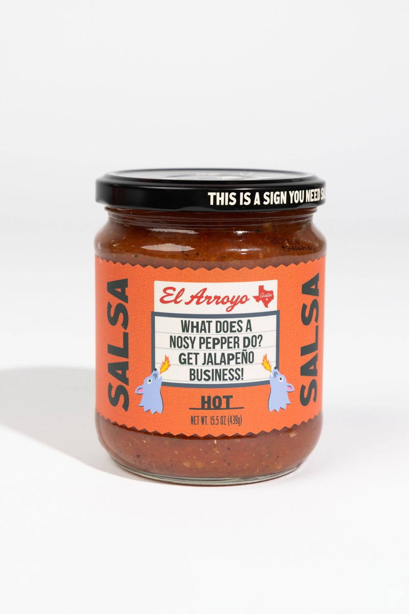 16 oz Salsa - Hot Food - Sauces & Spices El Arroyo  Paper Skyscraper Gift Shop Charlotte