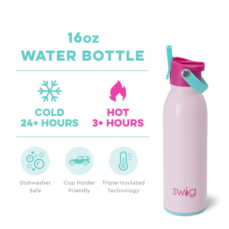 16oz Flip + Sip Bottle | Cotton Candy Drinkware Swig  Paper Skyscraper Gift Shop Charlotte