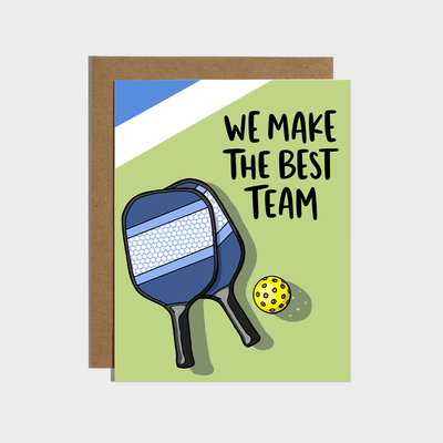 We Make The Best Team Pickleball Card Cards Brittany Paige Paper Skyscraper Gift Shop Charlotte