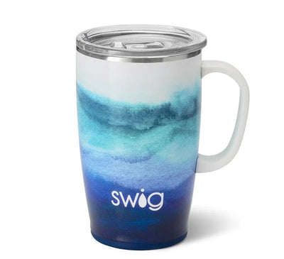 18oz Travel Mug | Sapphire Drinkware Swig  Paper Skyscraper Gift Shop Charlotte