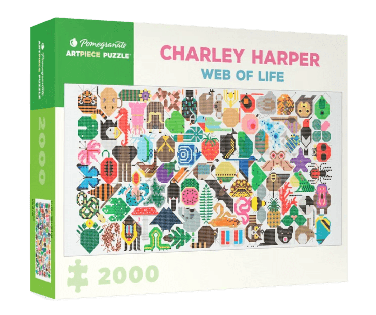 2000 Piece Jigsaw Puzzle | Charley Harper Web of Life Puzzles Pomegranate  Paper Skyscraper Gift Shop Charlotte