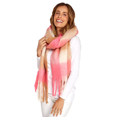 Ultra Soft Brushed Plaid Scarves | Assorted Accessories + Apparel Two's Company  Paper Skyscraper Gift Shop Charlotte