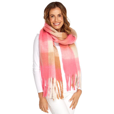 Ultra Soft Brushed Plaid Scarves | Assorted Accessories + Apparel Two's Company  Paper Skyscraper Gift Shop Charlotte