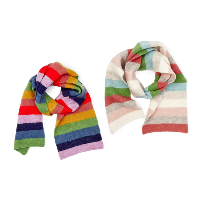 Wear Your Stripes Slim Width Softer than Cashmere Scarf | Assorted | Acrylic/Polyester/Spandex Accessories + Apparel Two&