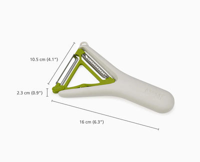 Switch 2-in-1 Peeler (Stone/Green) Kitchen Joseph Joseph  Paper Skyscraper Gift Shop Charlotte