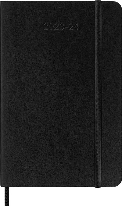 2024/25 | 18 Months Classic Weekly | Soft Cover | Pocket Black Planner BOOK Moleskin  Paper Skyscraper Gift Shop Charlotte