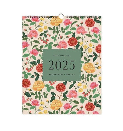 2025 |  Roses Appointment Calendar  Rifle Paper Co  Paper Skyscraper Gift Shop Charlotte