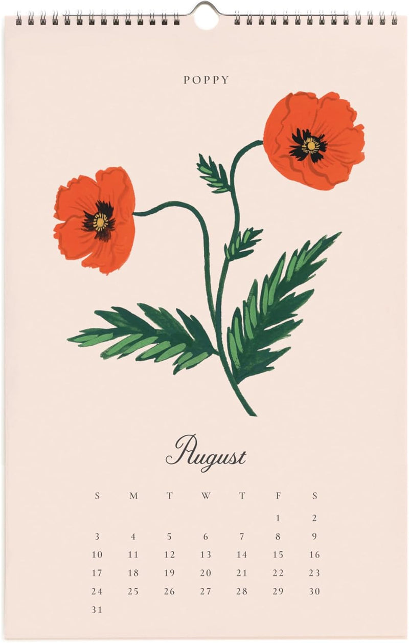 2025 |  Say It With Flowers Wall Calendar  Rifle Paper Co  Paper Skyscraper Gift Shop Charlotte