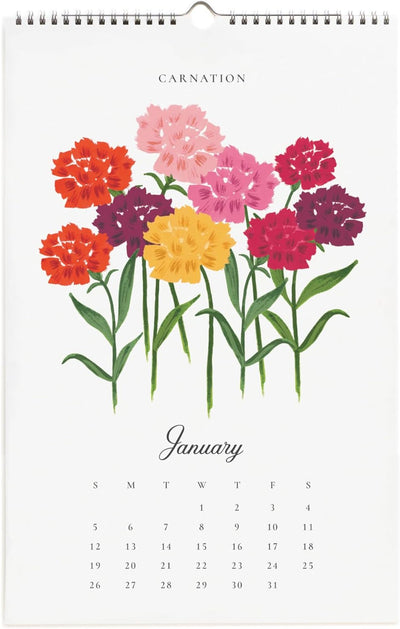 2025 |  Say It With Flowers Wall Calendar  Rifle Paper Co  Paper Skyscraper Gift Shop Charlotte