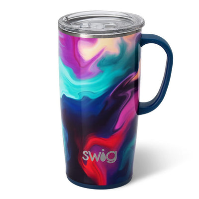 (22oz) | Aura Travel Mug Drinkware Swig  Paper Skyscraper Gift Shop Charlotte